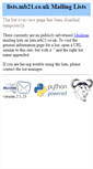 Mobile Screenshot of lists.mb21.co.uk
